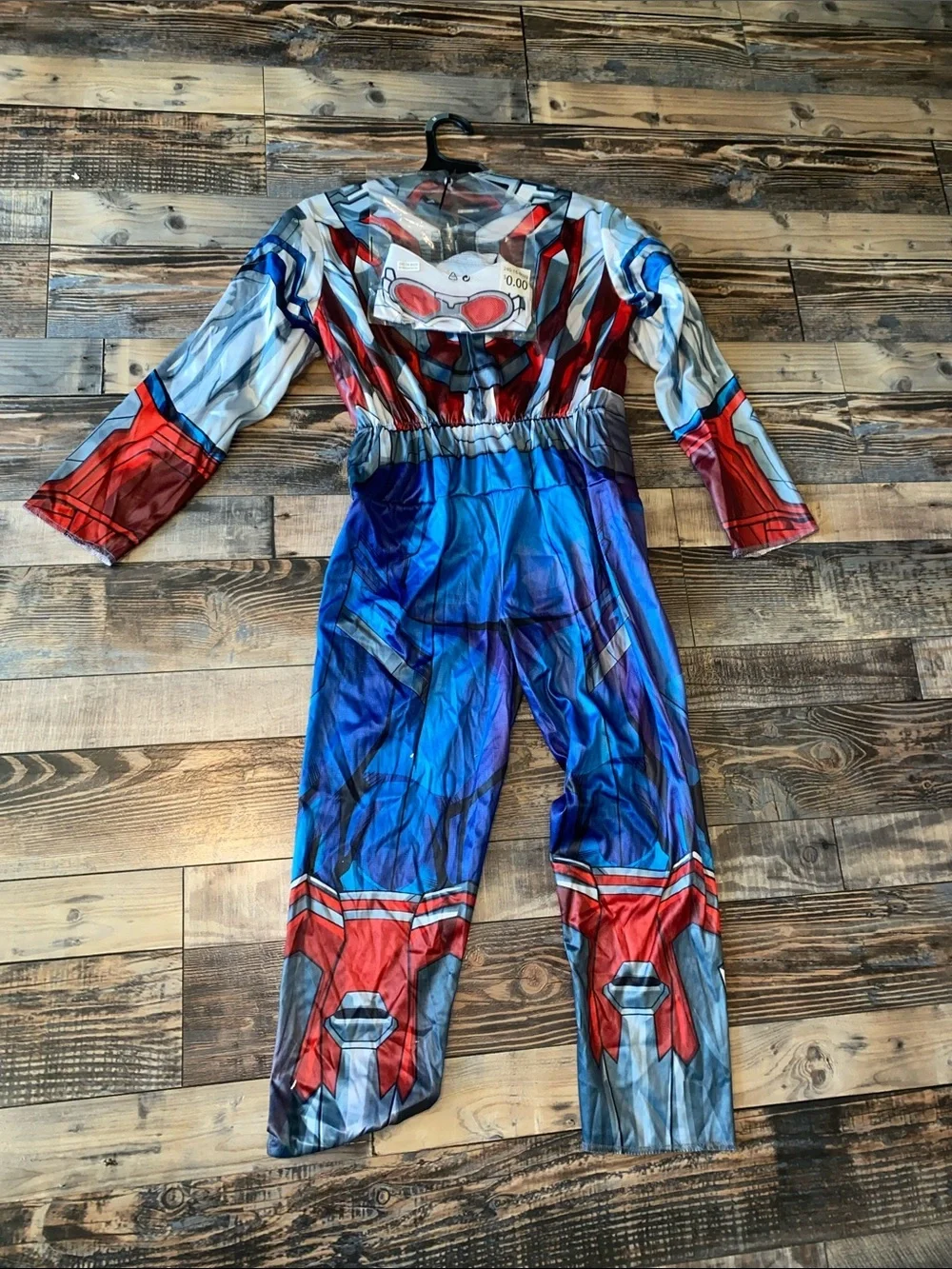 Marvel Avengers Captain America Superhero Jumpsuit Costume with mask size M 7-8